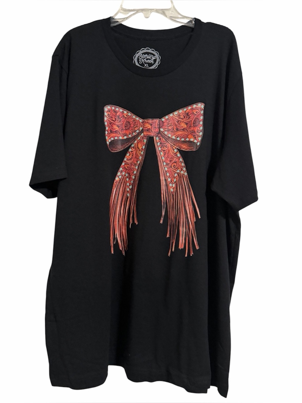 Sterling Kreek Women’s “Just A Girl” Tee Black Short-Sleeve - XL